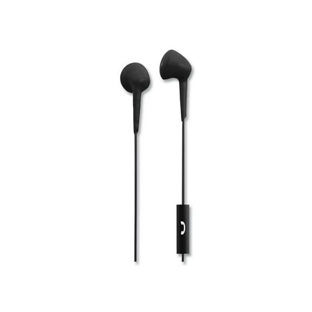 Maxwell Jelleez Soft Earbuds with Mic, Black **Damaged Box**