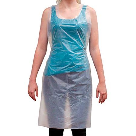 Disposable Food Handling Poly Aprons 0.5 Mil 24x42 Waterproof