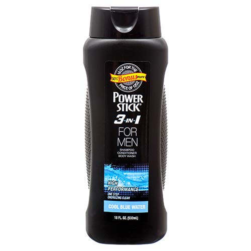 PowerStick Men's Cool Blue 3-in-1 Body Wash