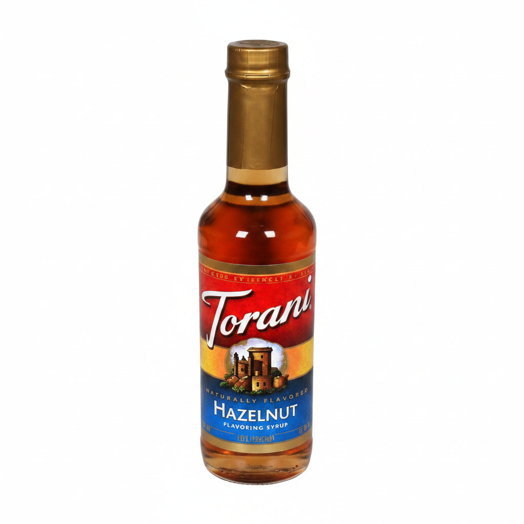 Torani Syrup, Hazelnut, 25.4- Fluid Ounce Bottles (BB Apr 7 2027)