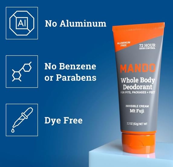 Mando Whole Body Deodorant Invisible Cream