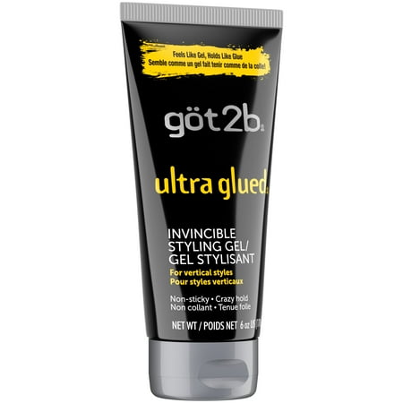 Got2b Ultra Glued Invincible Styling Hair Gel, 6 oz *Damaged Package*