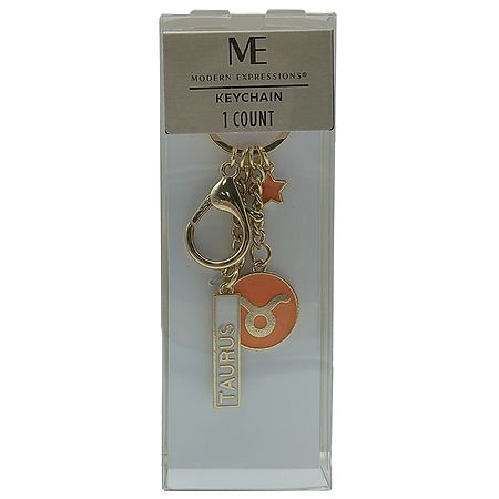 Modern Expressions Zodiac Keychain, Taurus