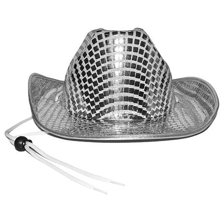 New Year Disco Cowboy Hat One Size Fits Most Adults