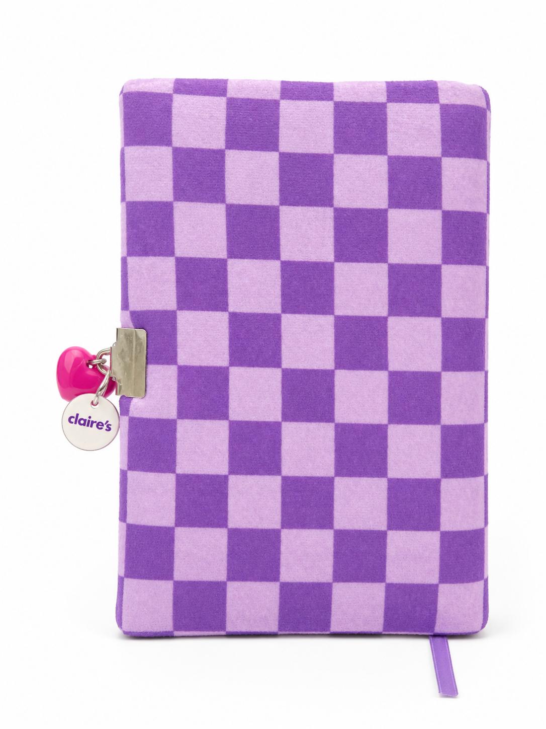 Claire’s Diary Journal with Lock | Gamer Girl Purple