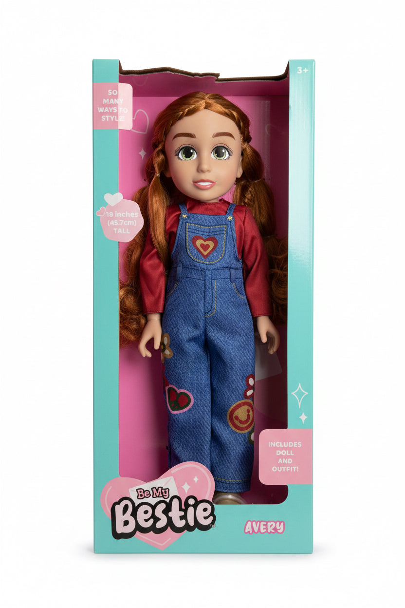 Be My Bestie Doll Avery Overalls