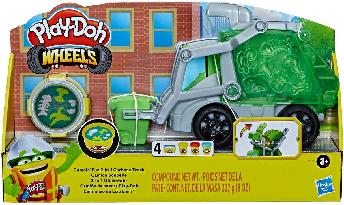 Play-Doh Dumpin' Fun 2 in 1 Garbage Truck Playset