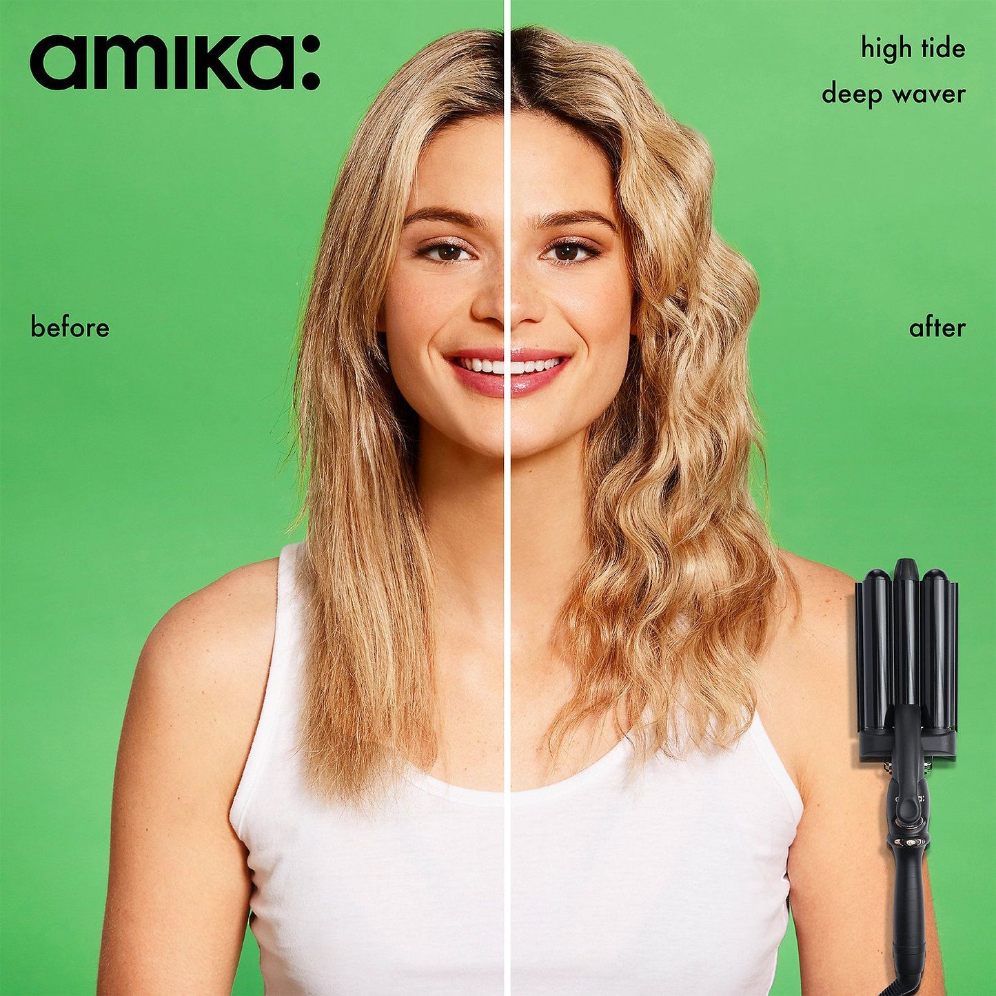 amika High Tide Deep Wave Hair Crimper