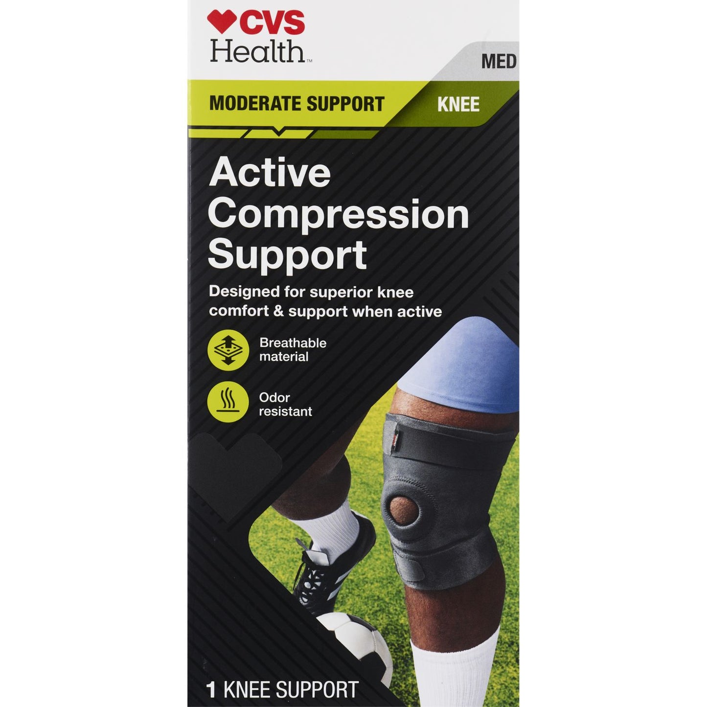 CVS Health Active Compression Knee Support - Medium
