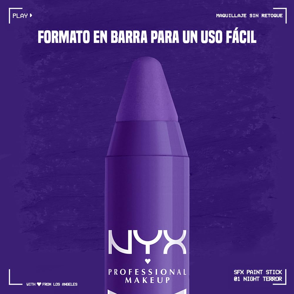 NYX Professional SFX Face & Body Paint Sticks Night Terror Blue