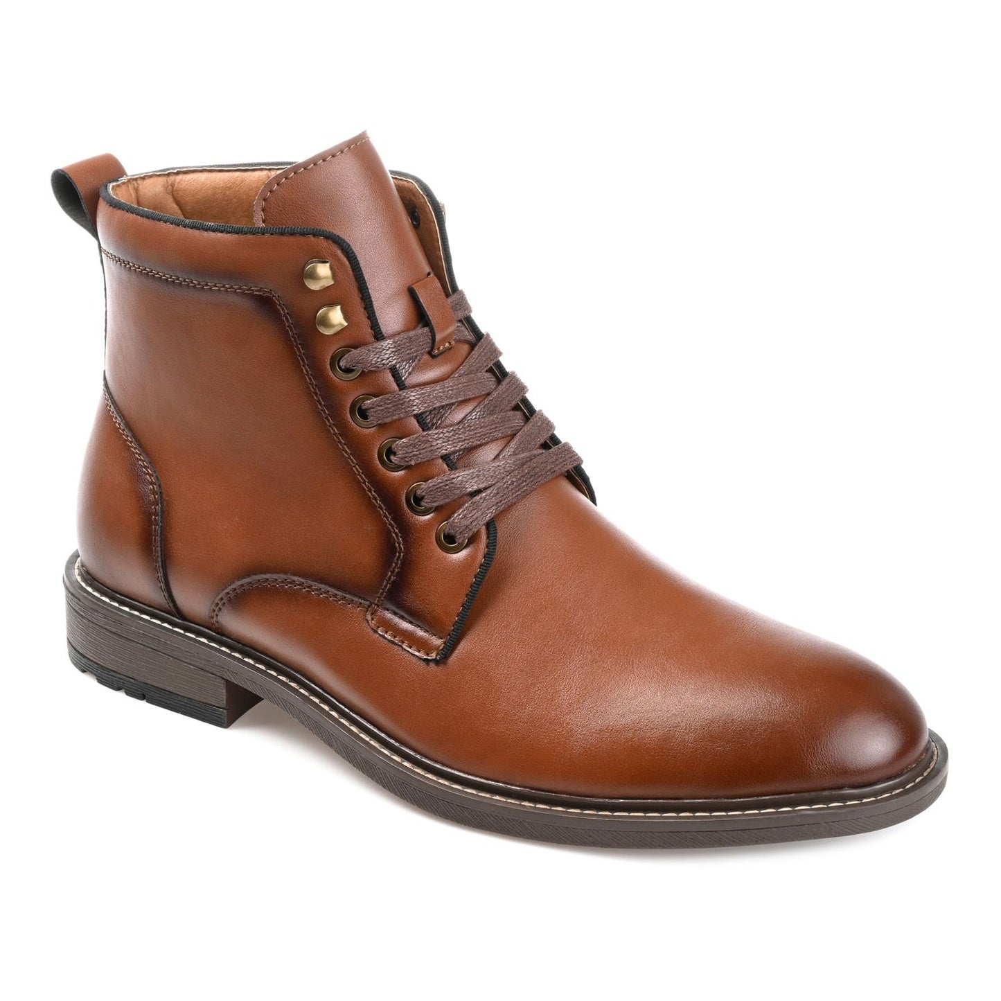 Men's 12 Vance Co. Langford Ankle Boots Brown *Damaged Box*