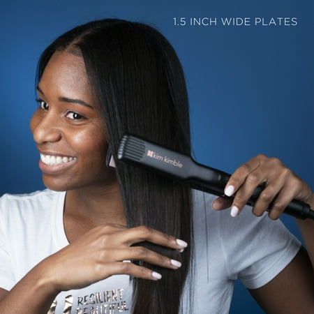 Kim Kimble Vibrating Professional 1.5 Ceramic Tourmaline Flat Iron Hair Straightener
