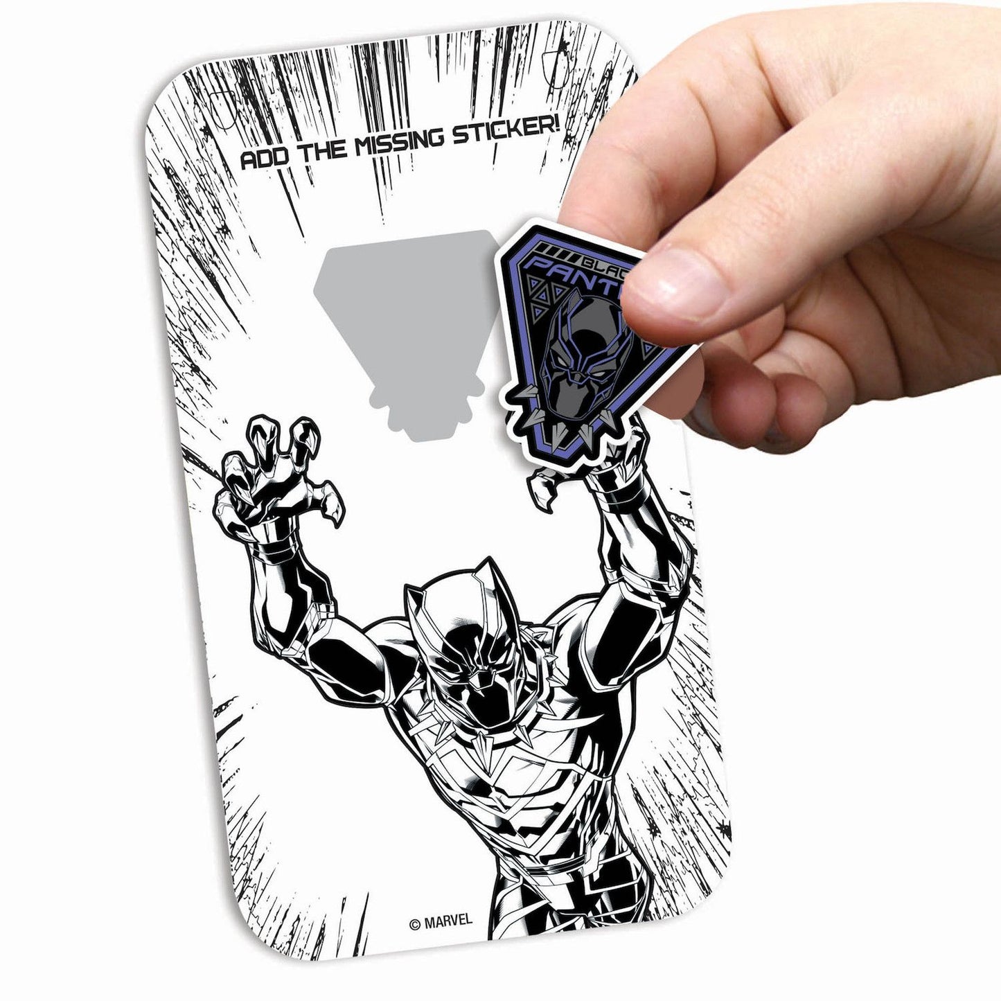 Marvel Avengers Blank Panther Fun On The Go Art Set