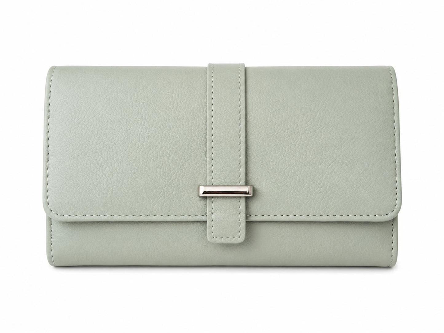 Mundi Cares RFID Sage Green Trifold Wallet