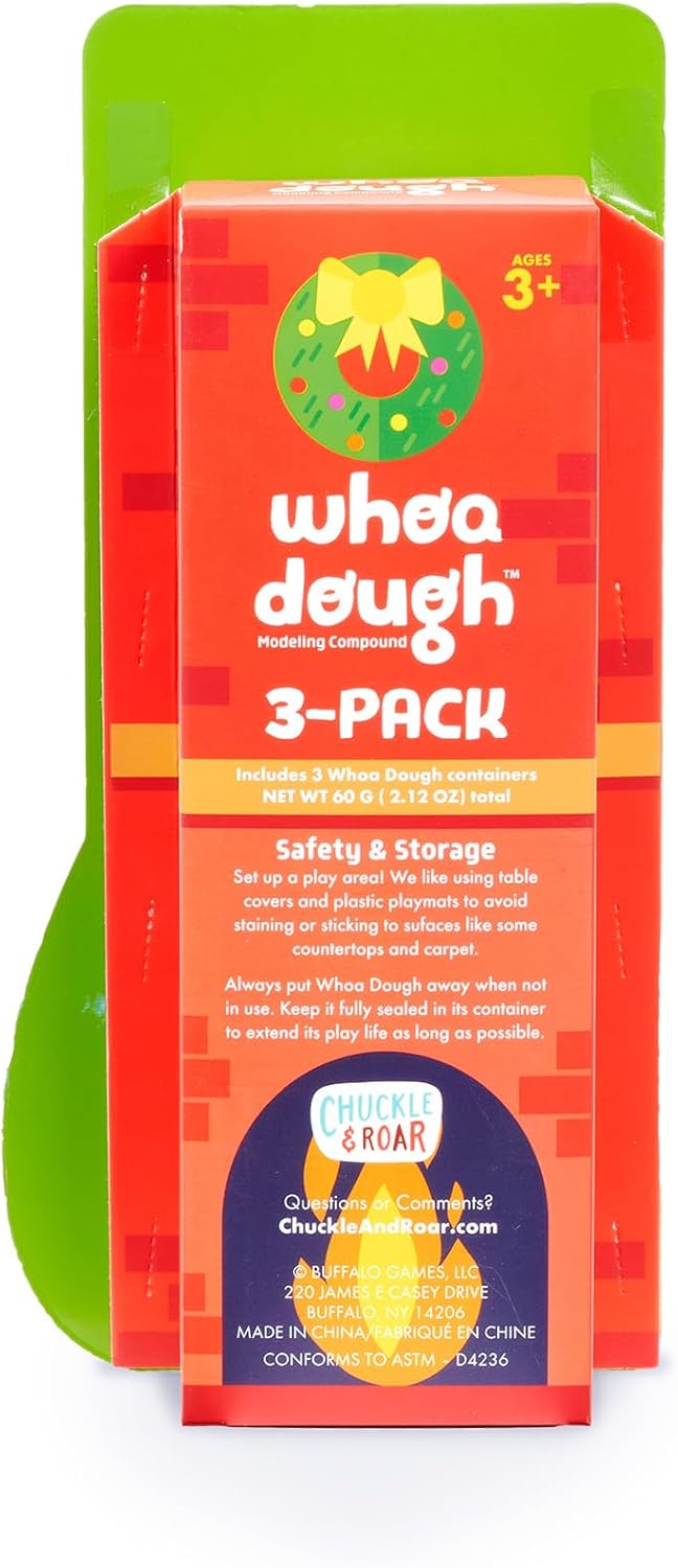 Chuckle & Roar Whoa Dough Air Dry Clay Holiday Stocking Stuffer