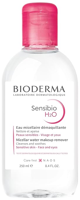 Bioderma - Sensibio - H2O Micellar Water - Makeup Remover Cleanser - Face Cleanser for Sensitive Skin