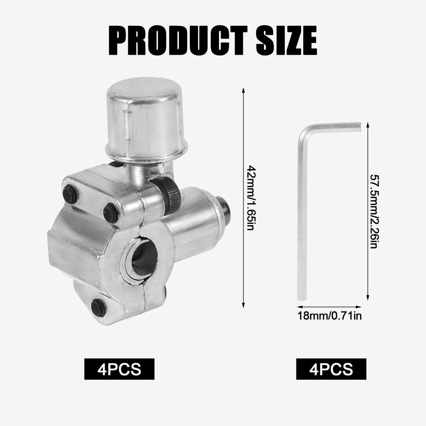 4 Pcs Bullet Piercing Valves with Wrenchs, Bullet Piercing Valve Line Tap Valve Kits Refrigerator Tap Valve Piercing Valve Kits Suitable for BPV31D