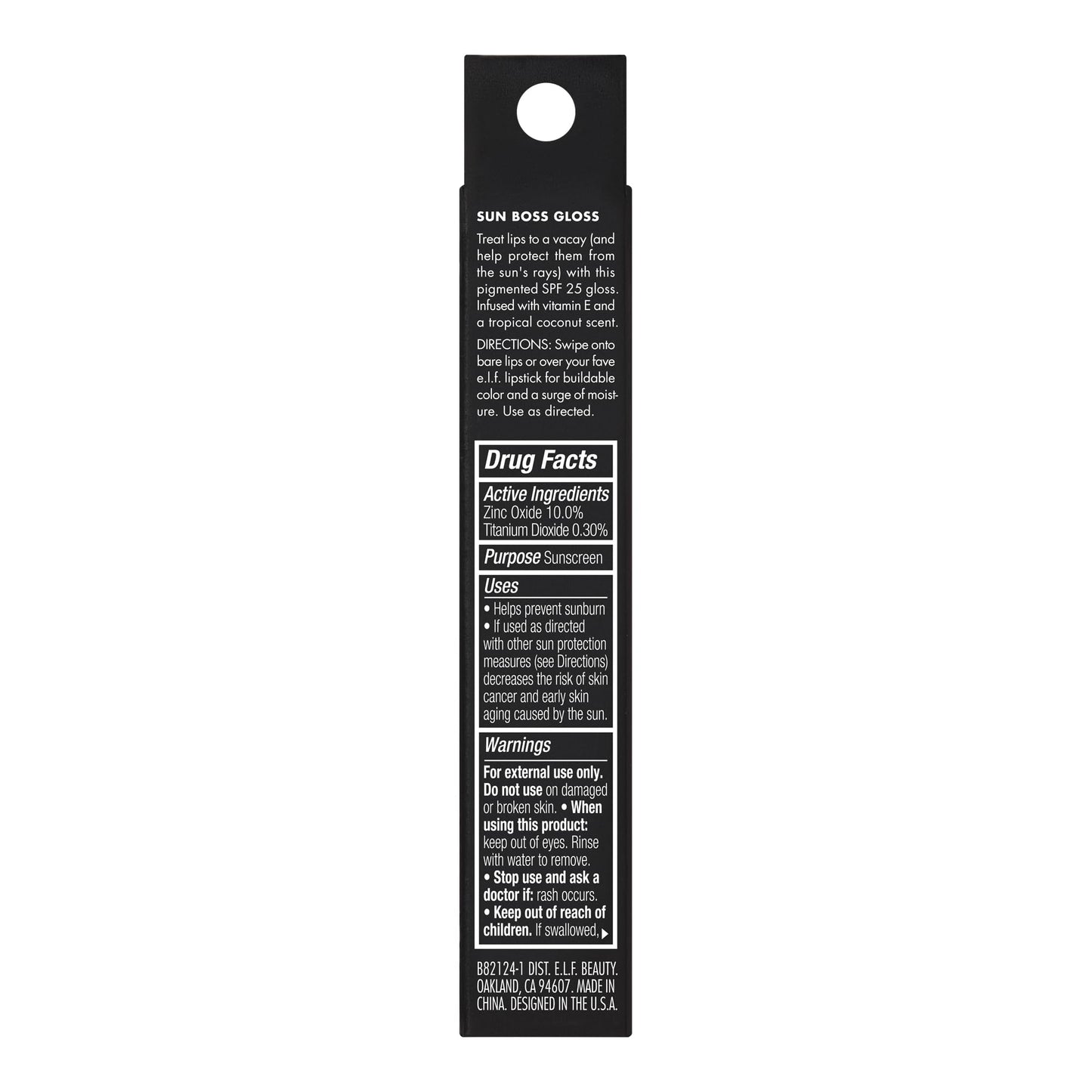 E.l.f. SKIN Sun Boss Gloss Sunscreen It's Your Mauve