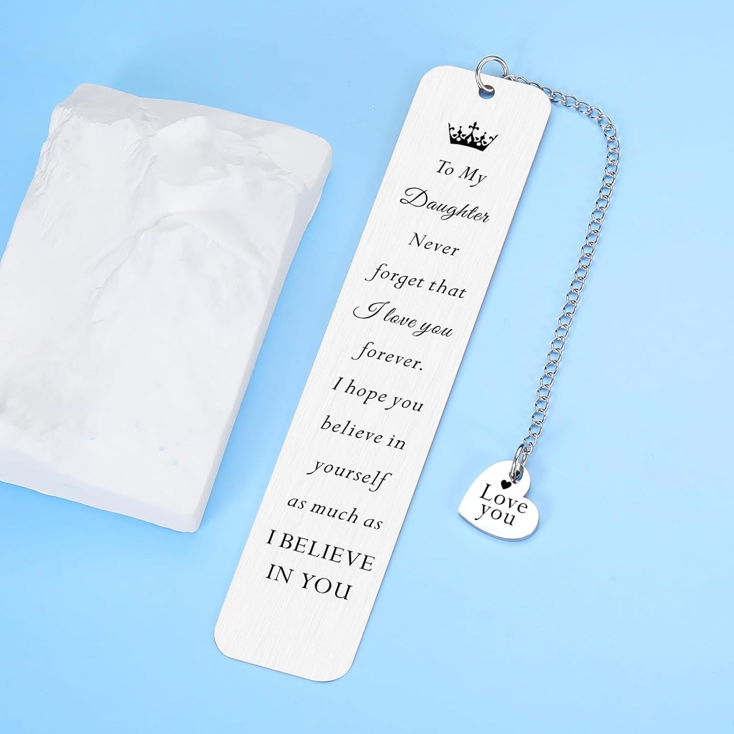 Daughter Gifts from Mom Daughter Graduation Gifts Birthday Gift Back to School Gift from Mom Dad Inspirational Bookmark for Her Christmas Gifts Birthday Gift to My Daughter Gift Teen Girl Gifts
