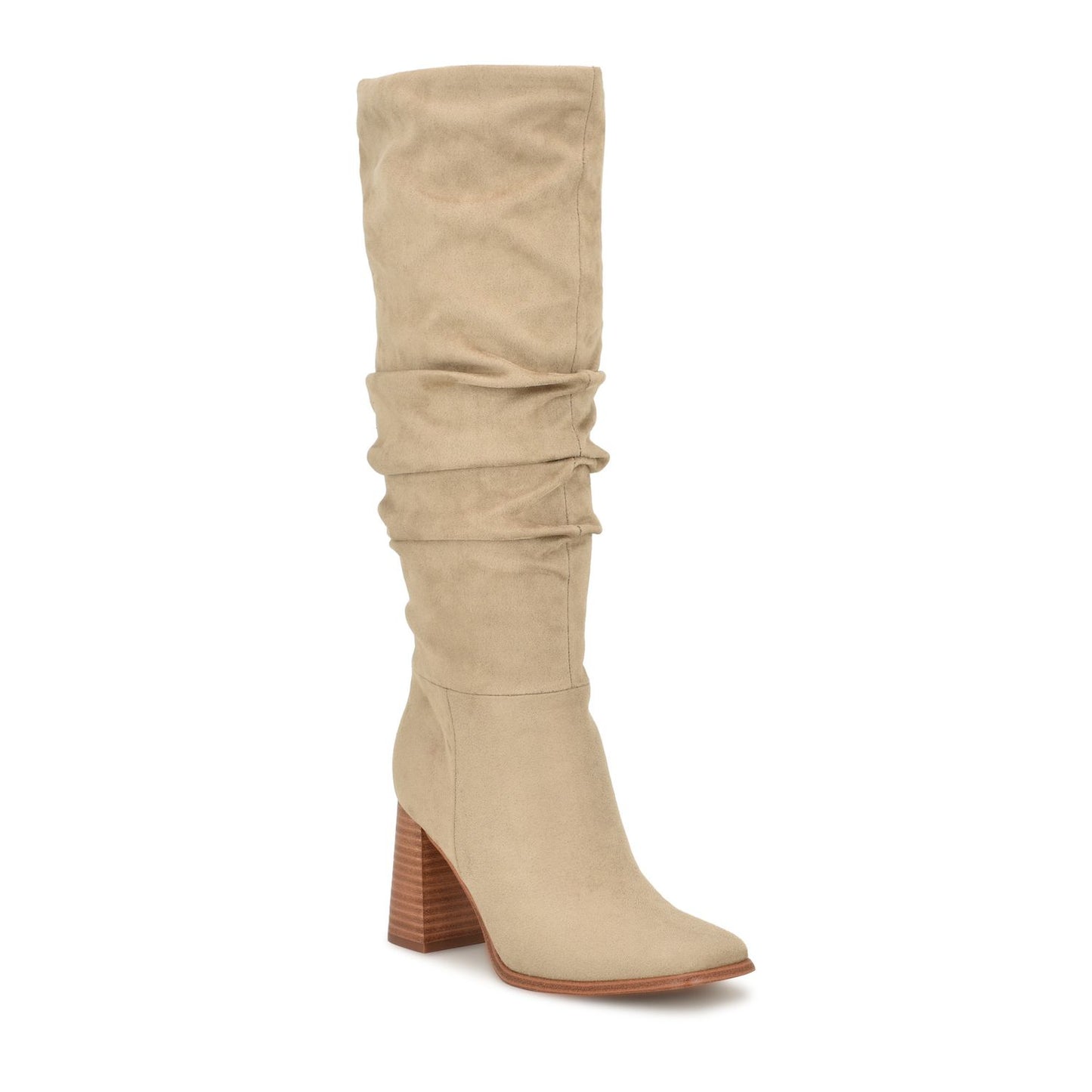 Women's 11 M Nine West Domaey Knee-High Boots - Light Natural *Damaged Box*