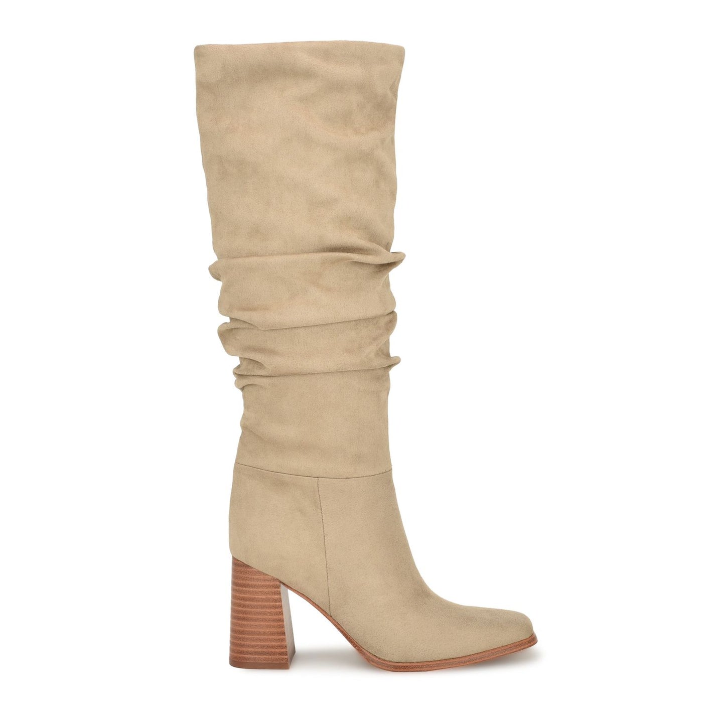 Women's 11 M Nine West Domaey Knee-High Boots - Light Natural *Damaged Box*