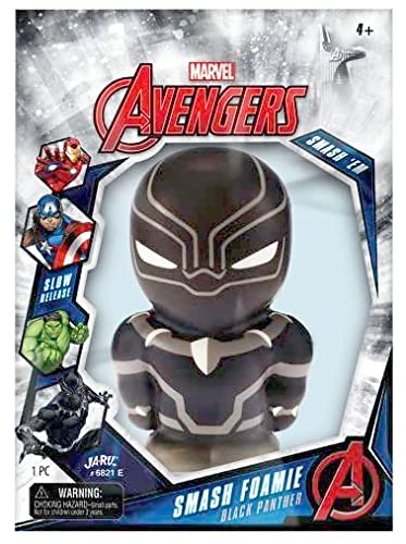 Marvel Avengers Black Panther Figure Large 5.5” Foam Squishy Toy
