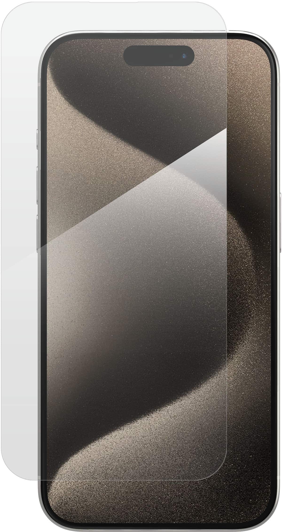 ZAGG - InvisibleShield Glass Elite Maximum Impact & Scratch Screen Protector for Apple iPhone 15 Pro - Clear