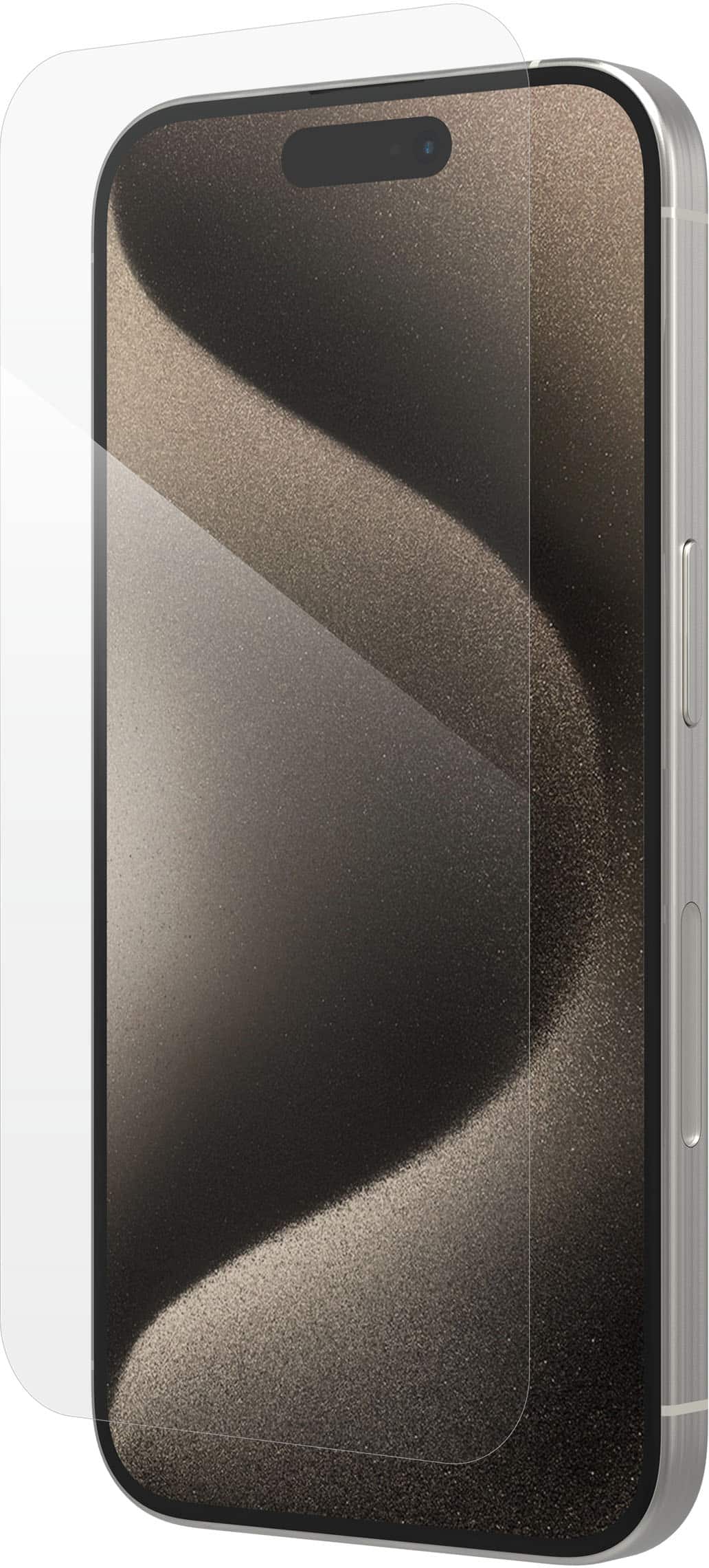 ZAGG - InvisibleShield Glass Elite Maximum Impact & Scratch Screen Protector for Apple iPhone 15 Pro - Clear