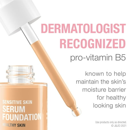 Neutrogena Sensitive Skin Serum Foundation, Medium 01, 1 oz