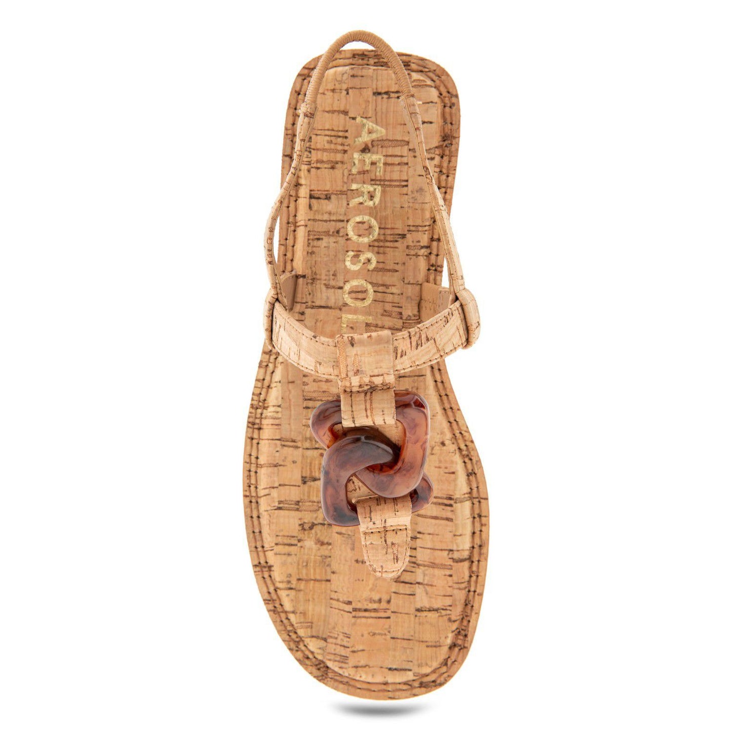 Women's 9.5 M Aerosoles Carmine Slingback Thong Sandals