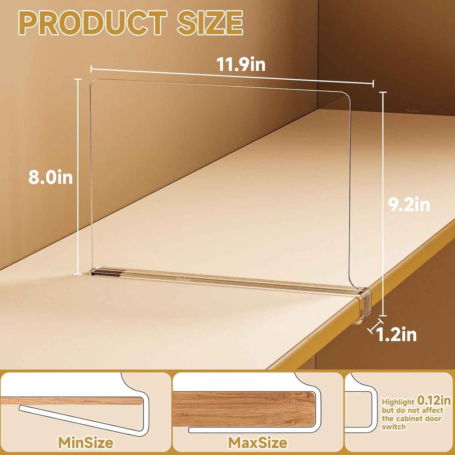 10-Pack Closet Organizers