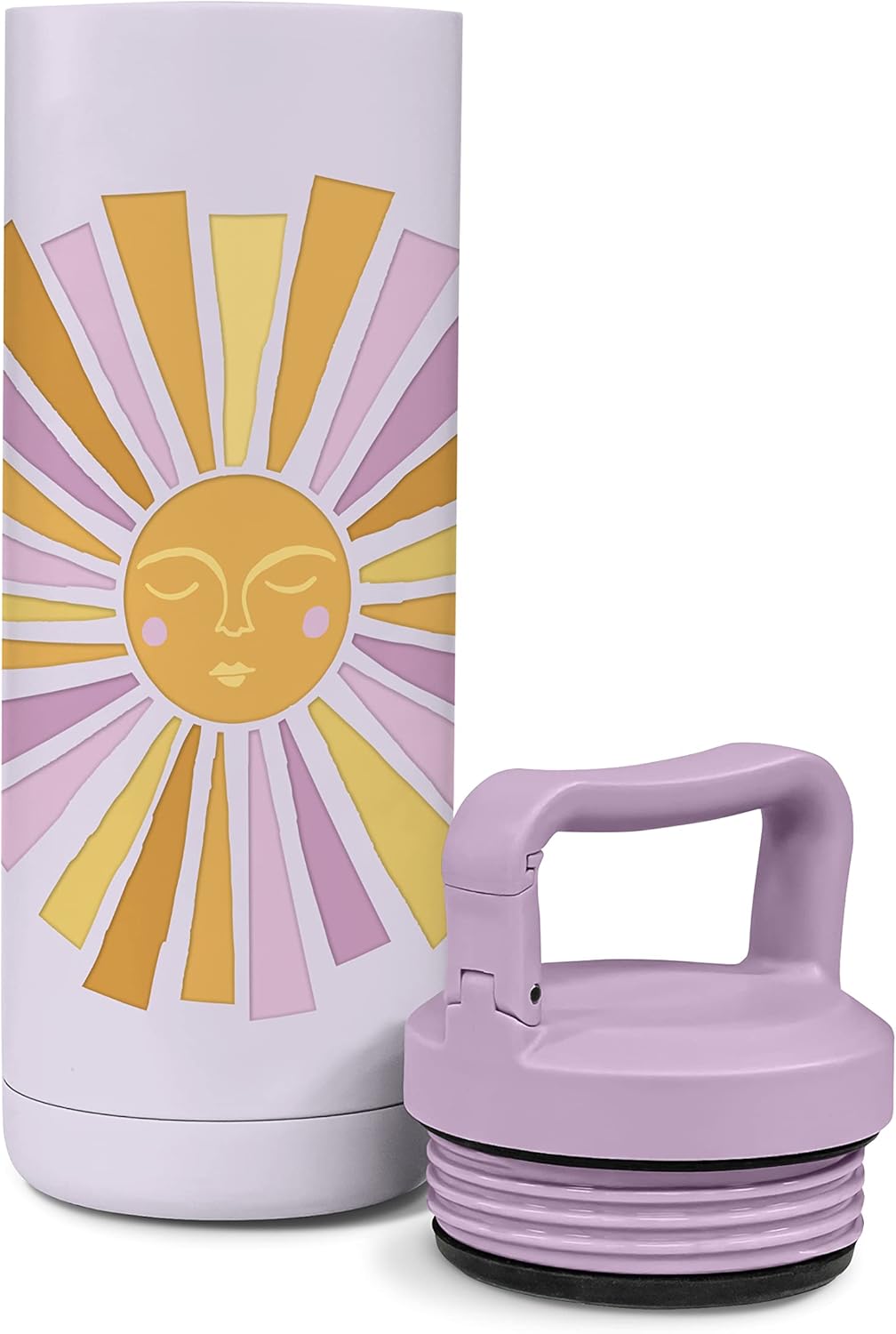 Insulated Water Bottle - 20-Ounce Snap-Hook Stainless Steel Water Bottles - BPA-Free Shine Together by Studio Oh!