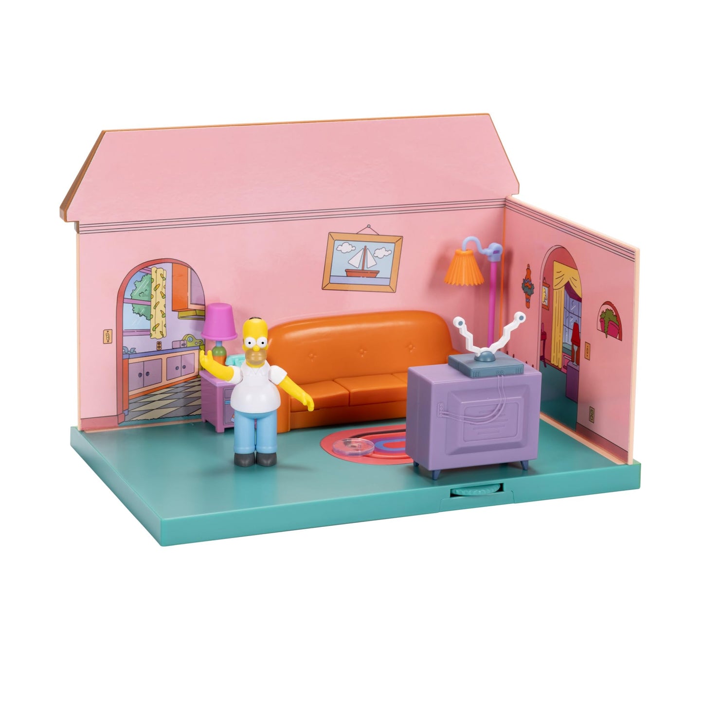 The Simpsons Living Room Diorama House