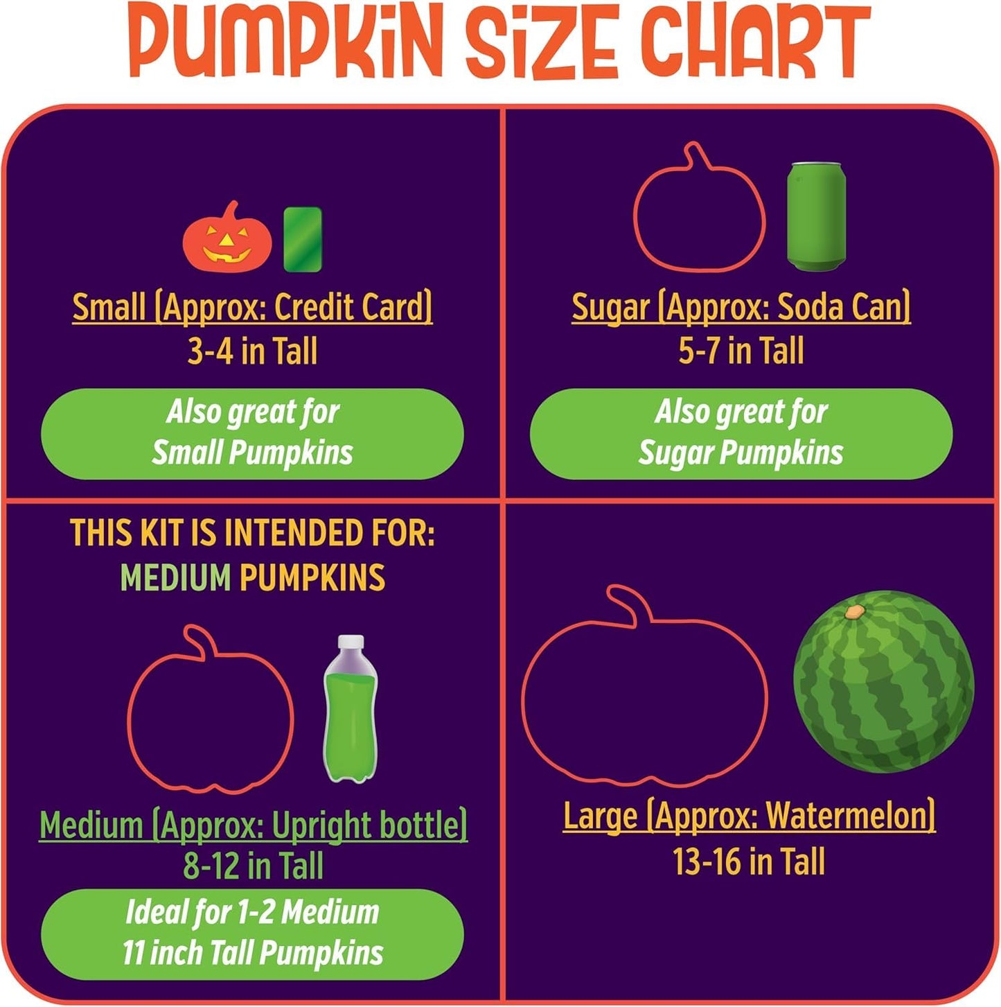Pumpkin Masters My First Pumpkin Paint & Sticker Kit - Safe, No-Carve Decorating Set for Kids with Paints, Stickers, and Clean-Up Mat