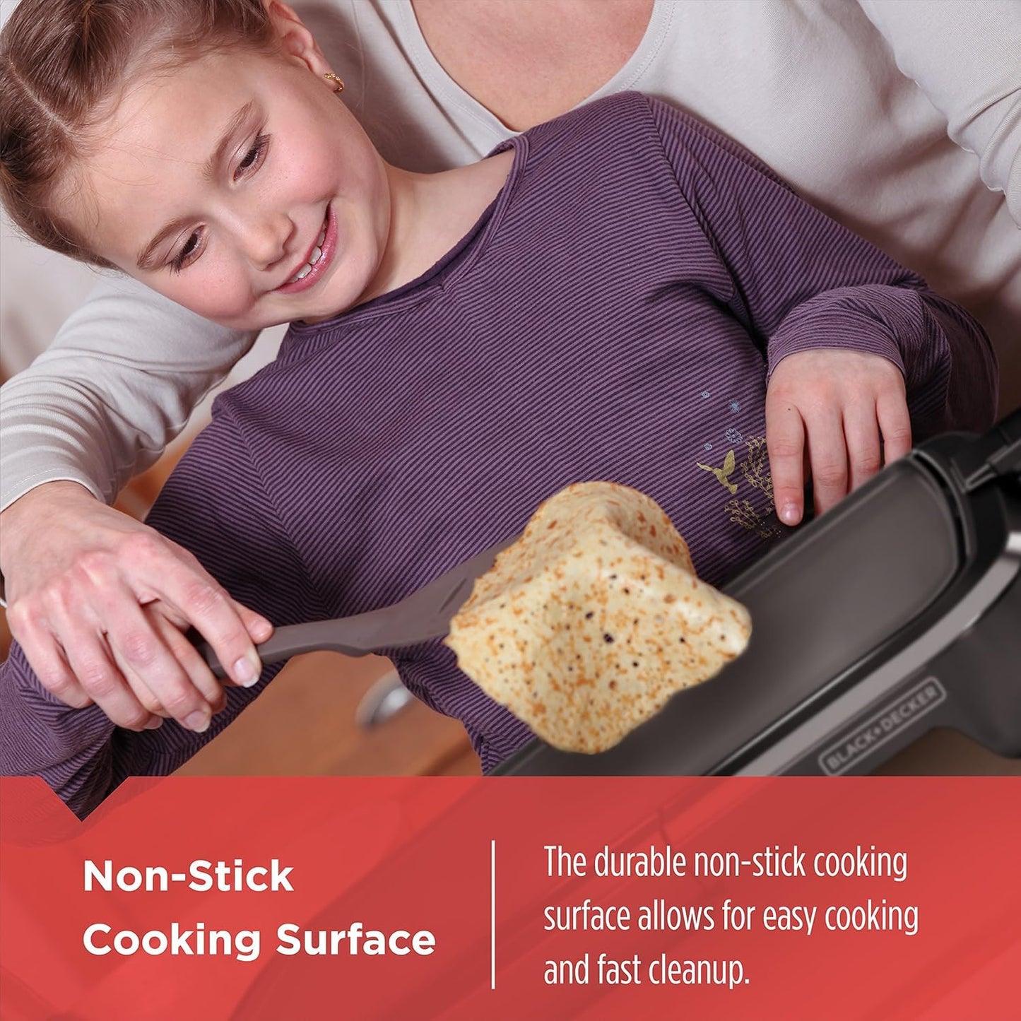 BLACK+DECKER® Nonstick Ceramic Electric Griddle
