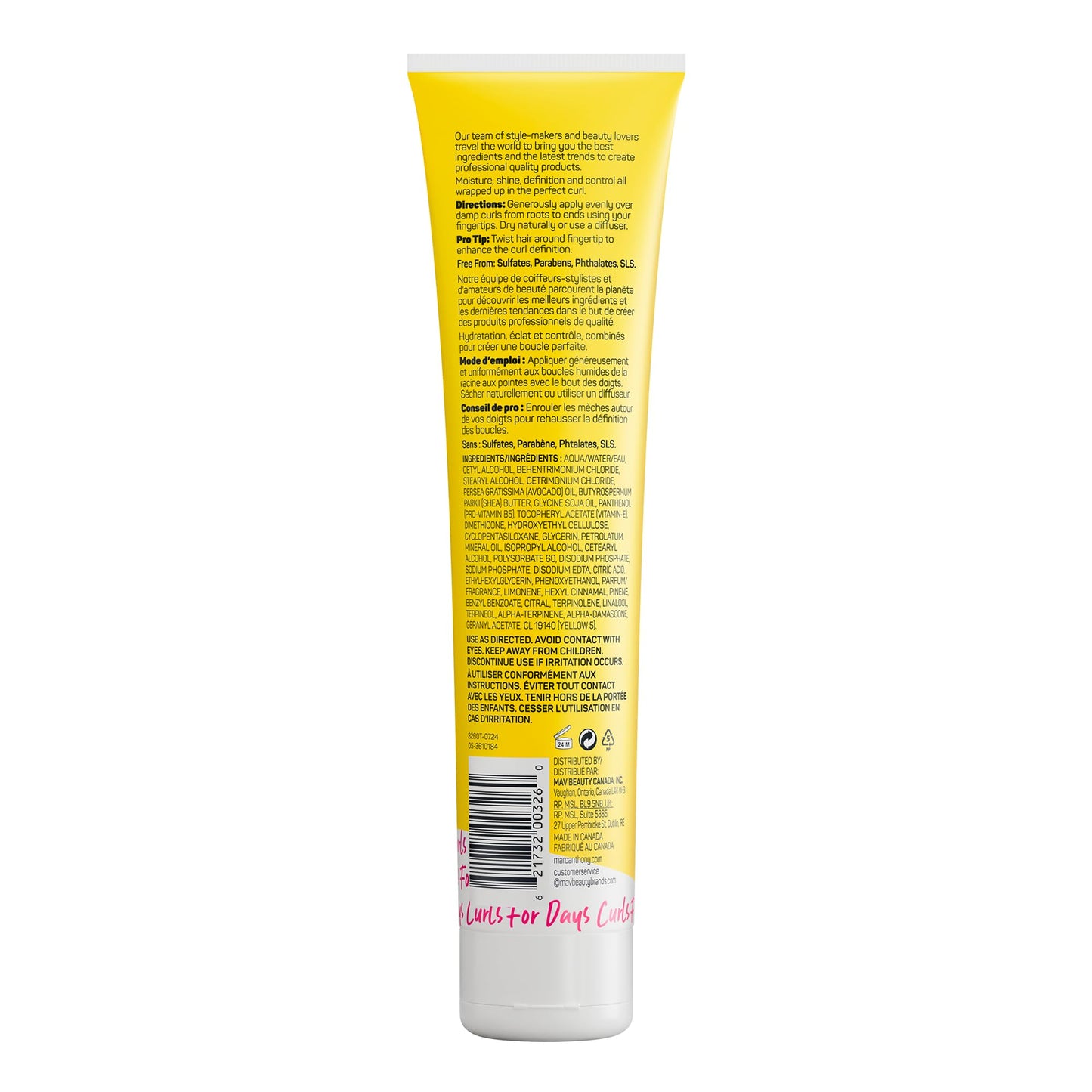 Marc Anthony Curl Defining Styling Cream for Curly Hair