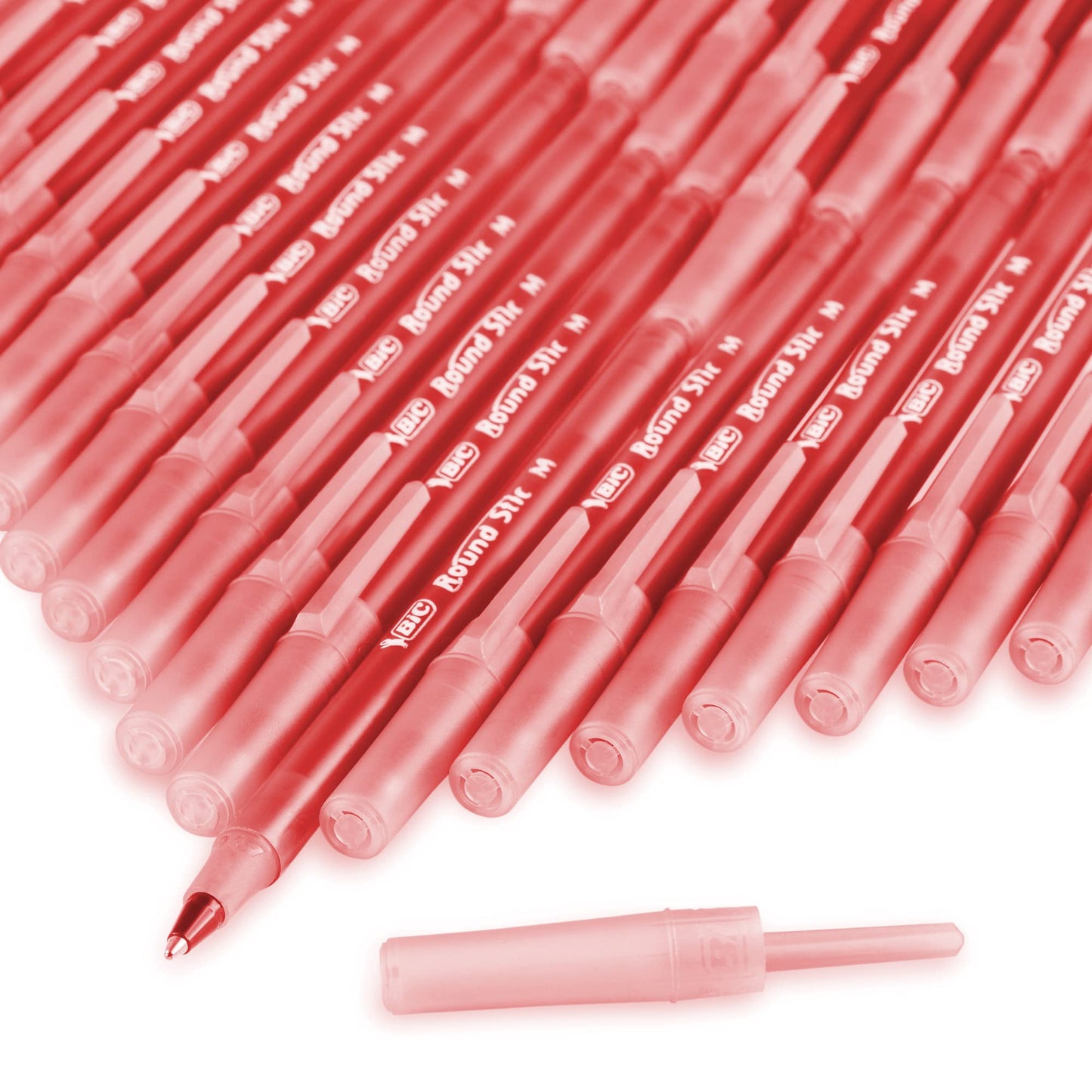 BIC Round RED Ballpoint Pens 10-Count Pack