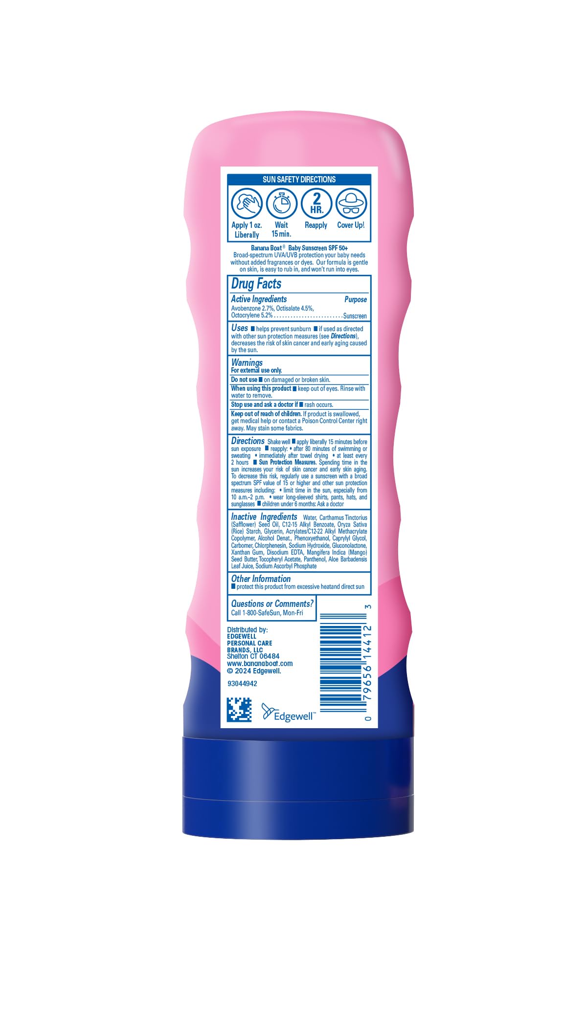 Banana Boat Baby Sunscreen SPF 50 (exp. 09/2027)