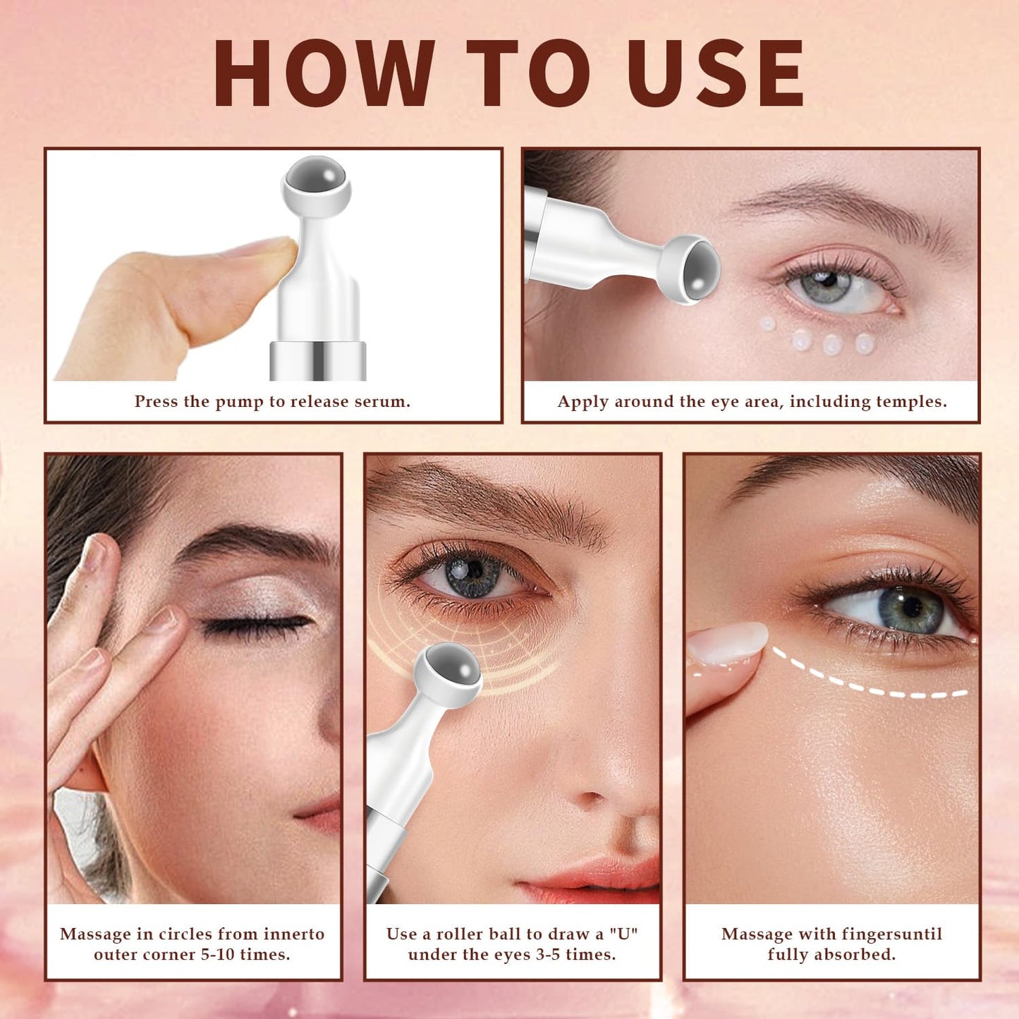 Caffeine Under Eye Cream Retinol Hyaluronic Acid