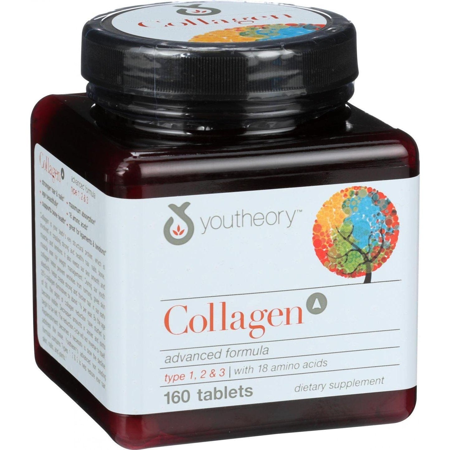 Youtheory Collagen Supplement Vitamin | 160 Tabs Exp 8/26