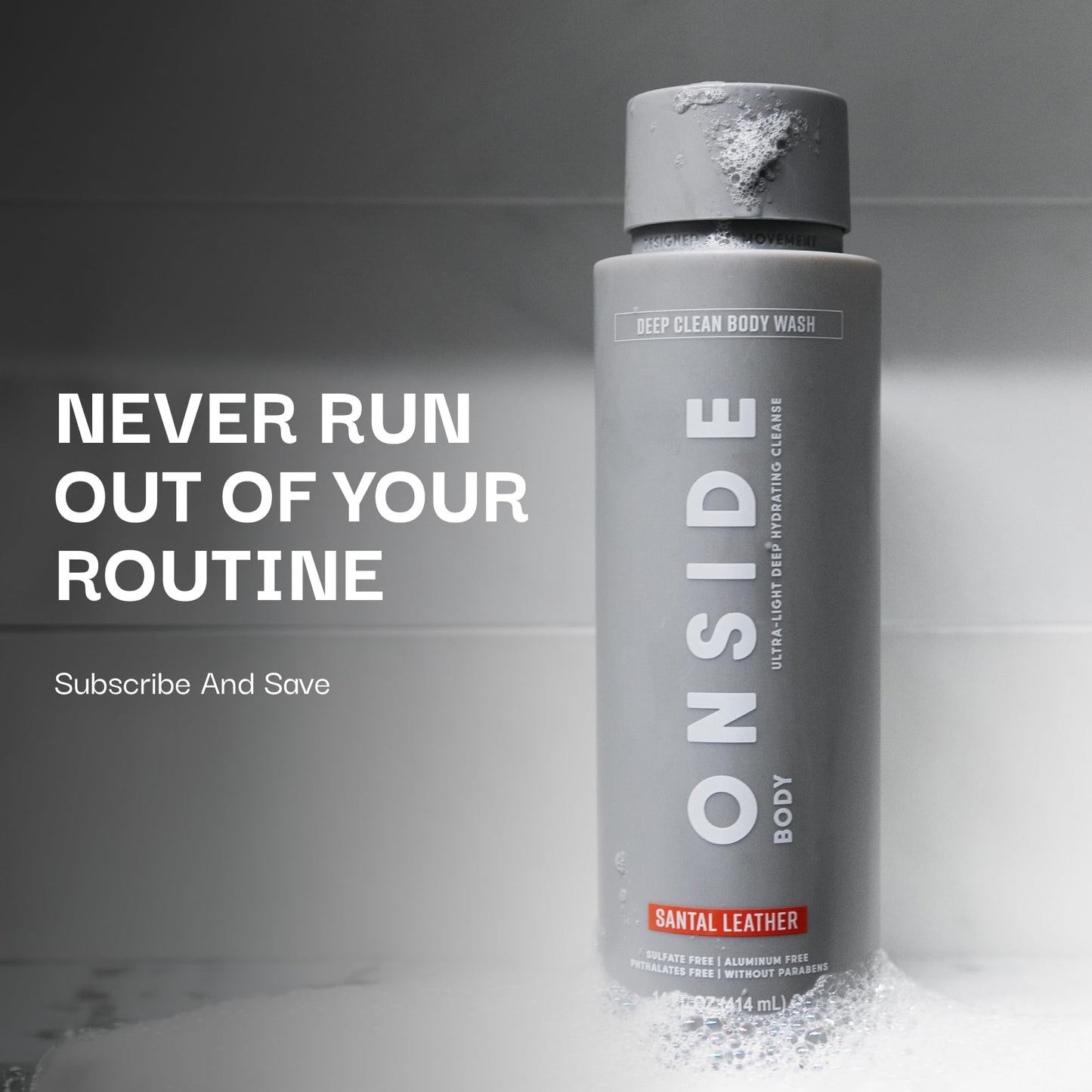 Onside Body Wash - Santal Leather - 14oz