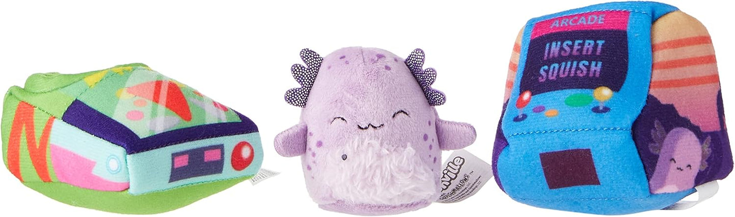Squishville Arcade Adventure or Snow Day Set Set-2-Inch Plush and Accessories-Toys for Kids, Multi *Chosen at Random*