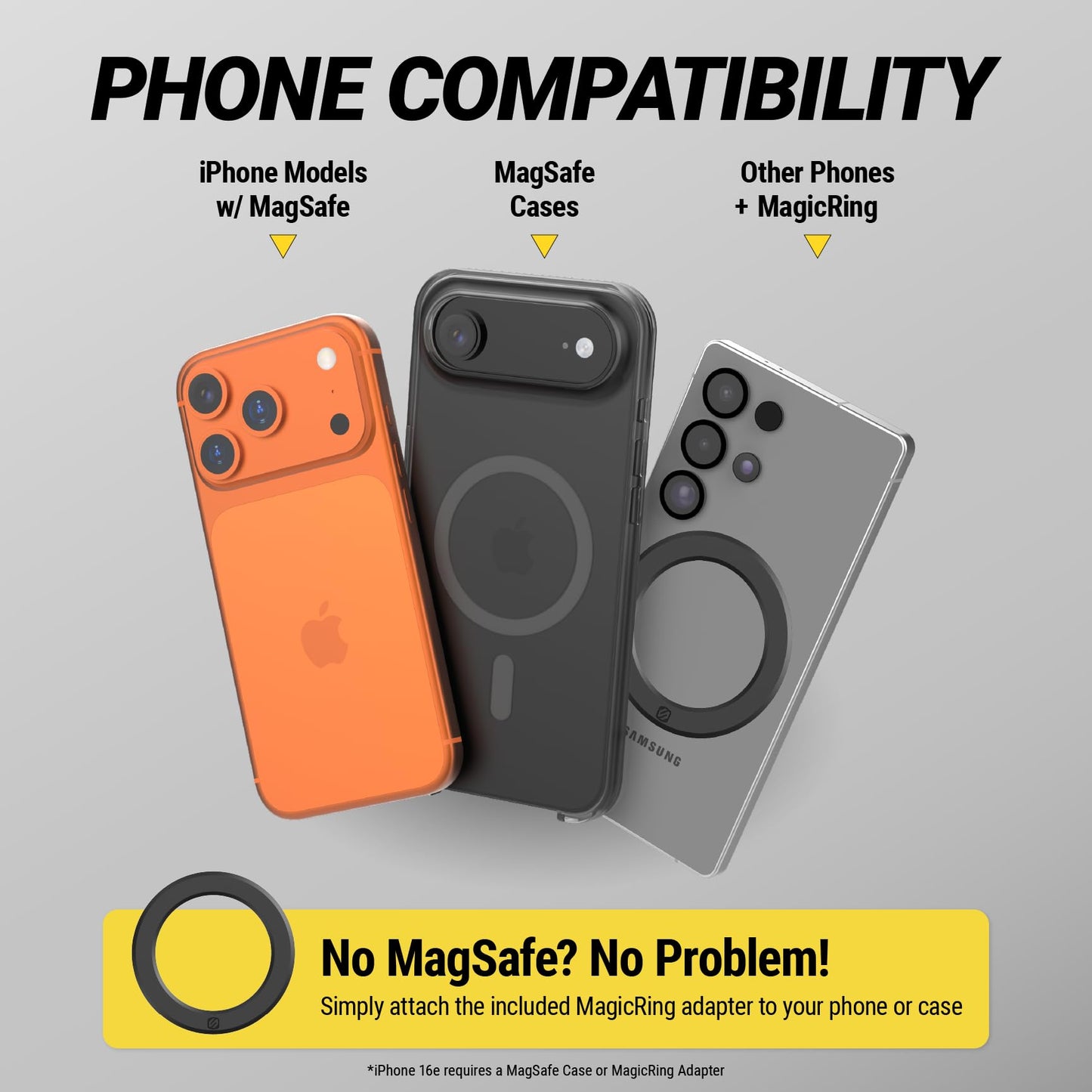 Scosche MagicMount Pro MS 3-in-1 Magnetic Phone Mount