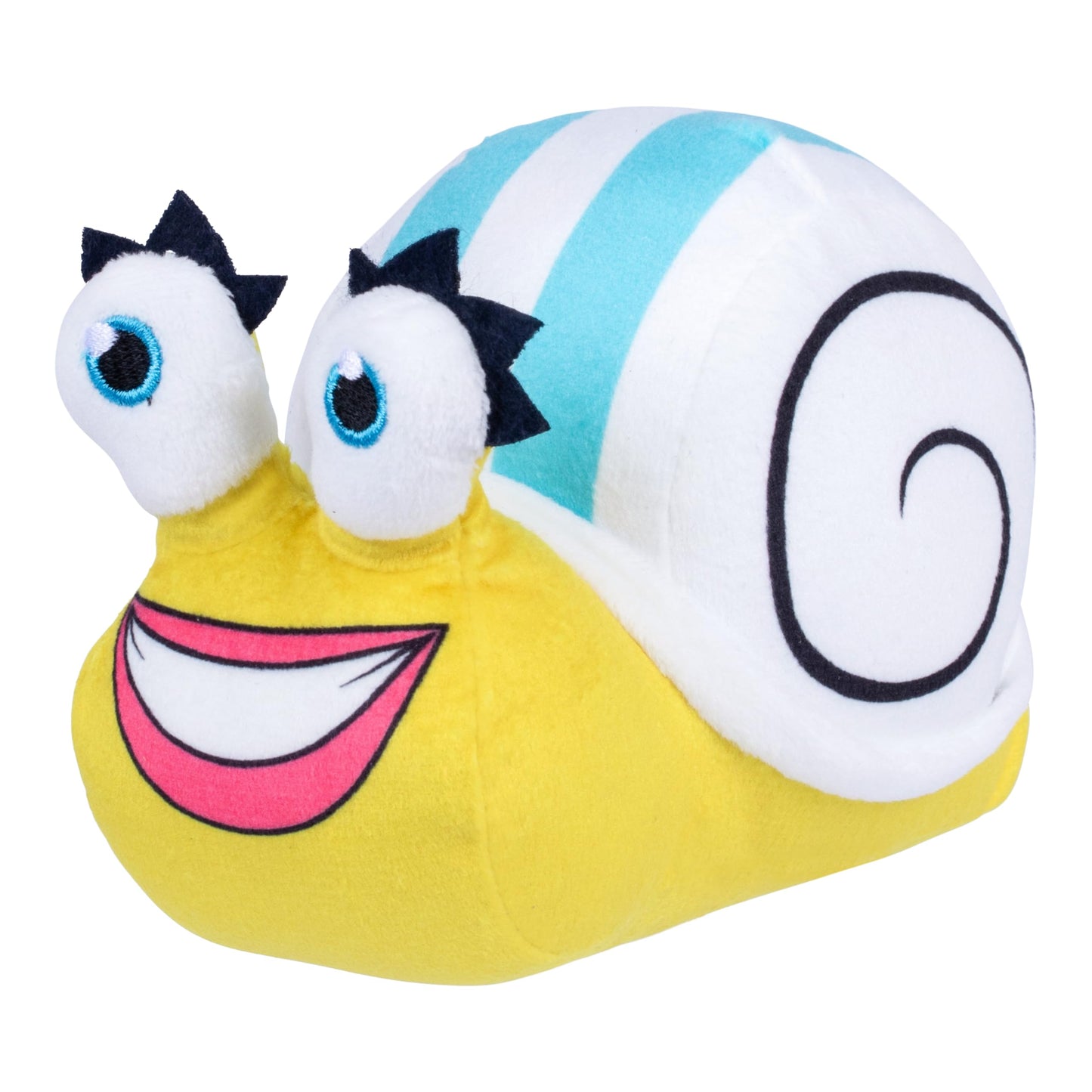 One Piece Single Plush transponder Snail, 8" (20 cm), Soft and Cuddly, Perfect for Snuggling, Displaying, or Collecting. 6 to Collect