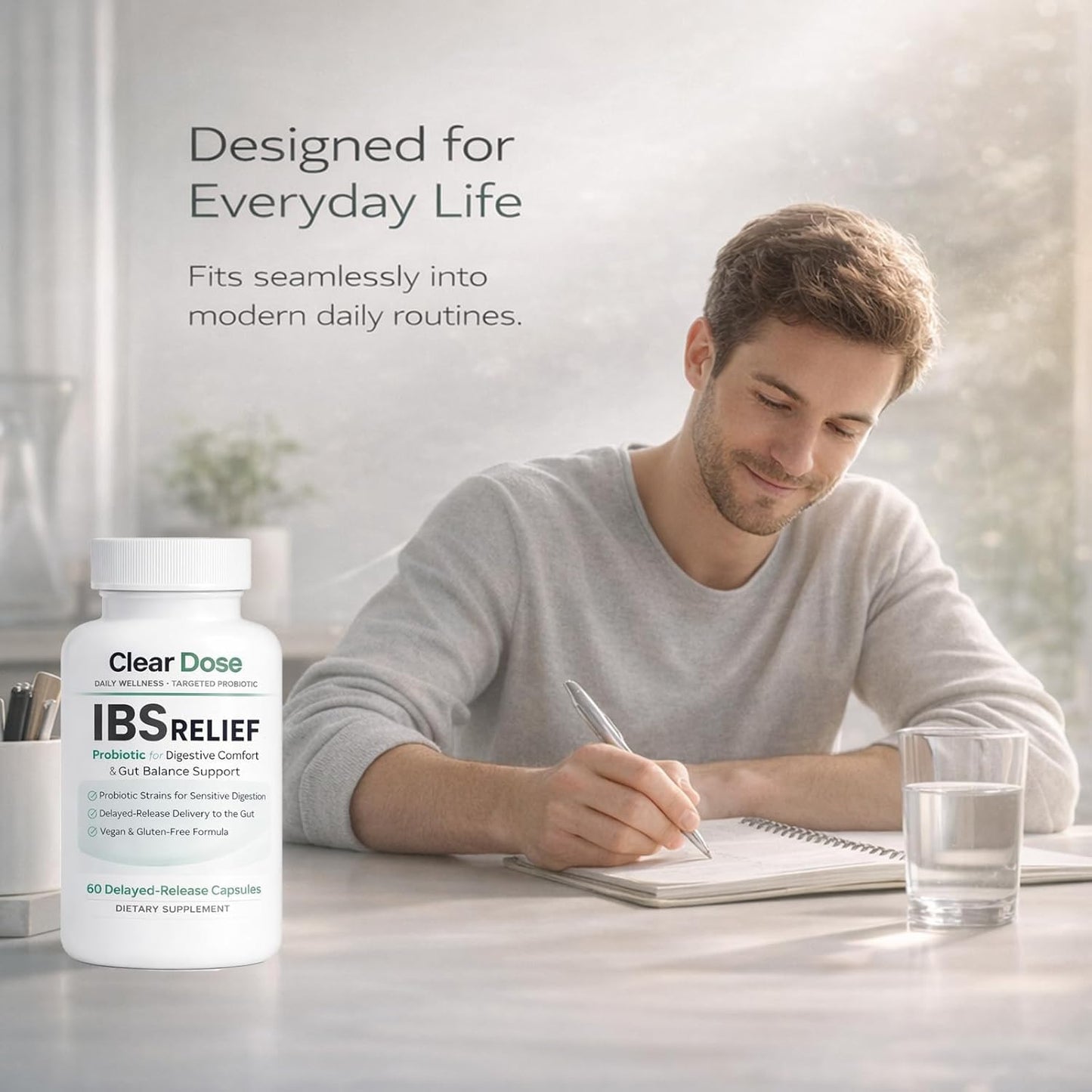 Clear Dose Digestive Support Capsules 60 ct