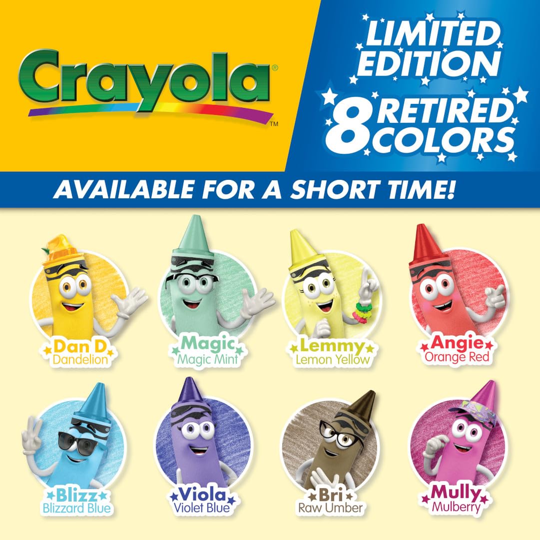 Crayola Coloring Set with Limited Edition Blue Art Case