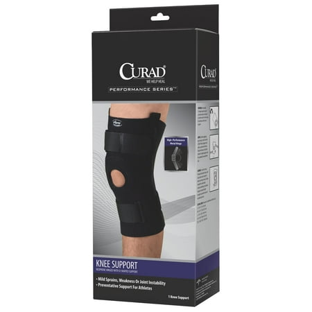 Curad Neoprene Hinged U-Shaped Knee Support - Small *Damaged Package See Desc*