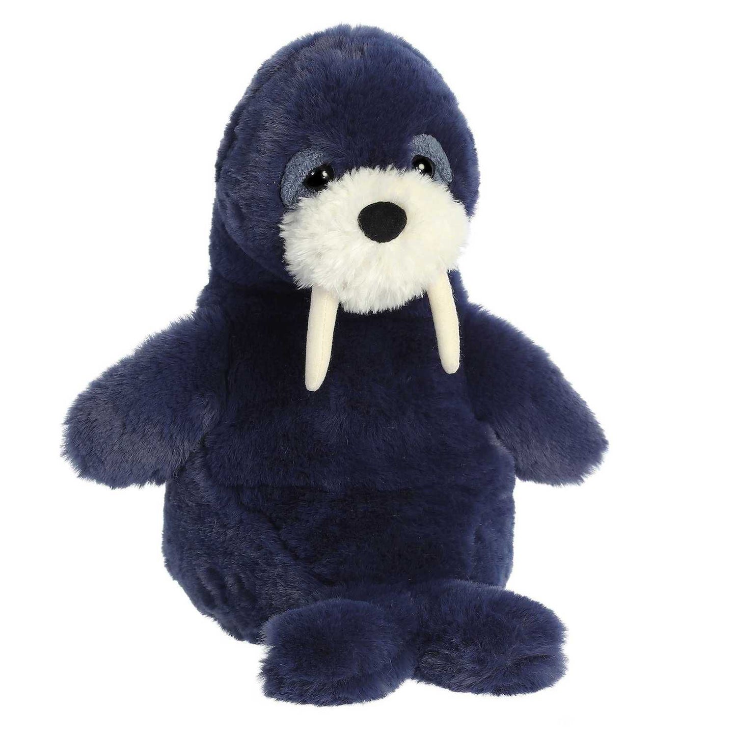 Aurora 15 Inch Cozy Sluuumpy Da Walrus Comforting Companions Blissful Relaxation Stuffed Animal Toy Blue