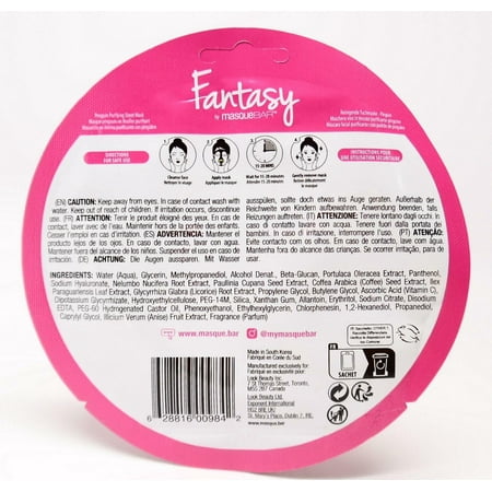 Fantasy by Masque BAR Penguin Purifying Sheet Mask with Licorice Extract - 1ct