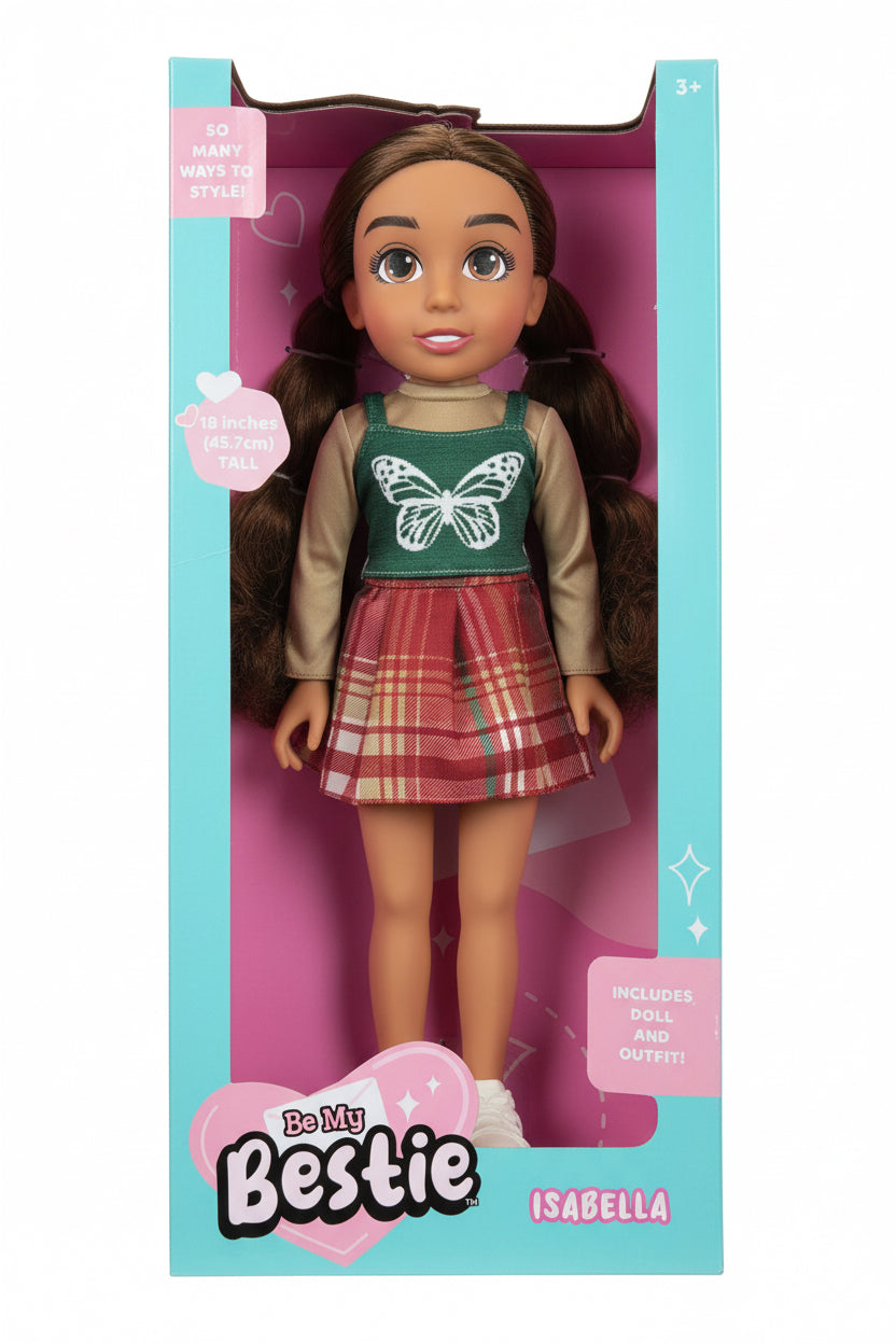 Be My Bestie Doll Isabella Butterfly Shirt